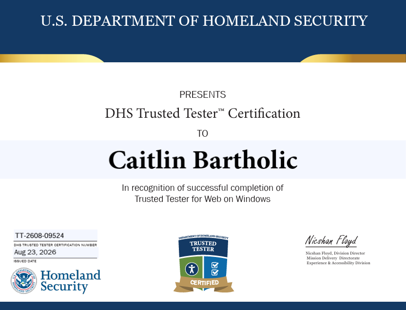 Becoming a Trusted Tester